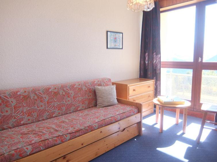 Rent in ski resort 1 room apartment 4 people (2) - Côte Louve - La Toussuire - Living room