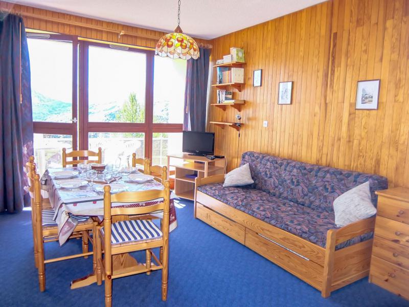 Ski verhuur Appartement 1 kamers 4 personen (2) - Côte Louve - La Toussuire - Woonkamer