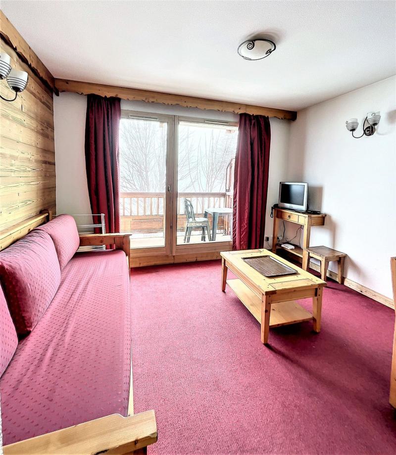 Ski verhuur Appartement 2 kamers 2-4 personen (106) - L'Ecrin des Sybelles - La Toussuire - Woonkamer