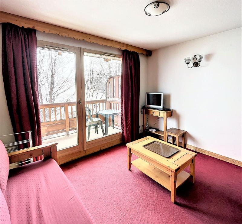 Ski verhuur Appartement 2 kamers 2-4 personen (106) - L'Ecrin des Sybelles - La Toussuire - Woonkamer