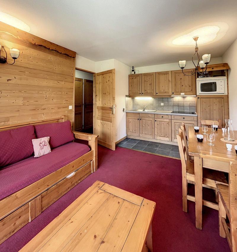 Ski verhuur Appartement 2 kamers 2-4 personen (301) - L'Ecrin des Sybelles - La Toussuire - Woonkamer