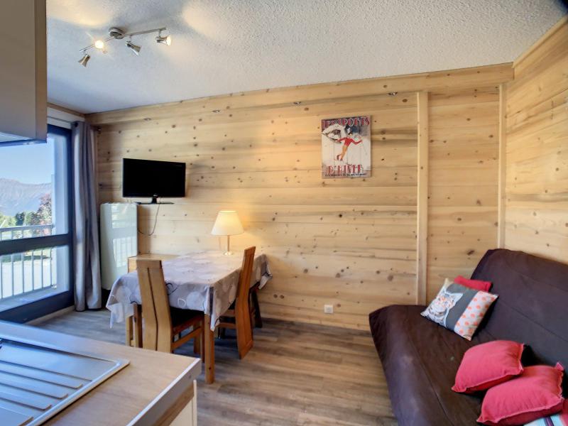 Ski verhuur Appartement 2 kamers 4 personen (547) - La Résidence les Ravières - La Toussuire - Woonkamer