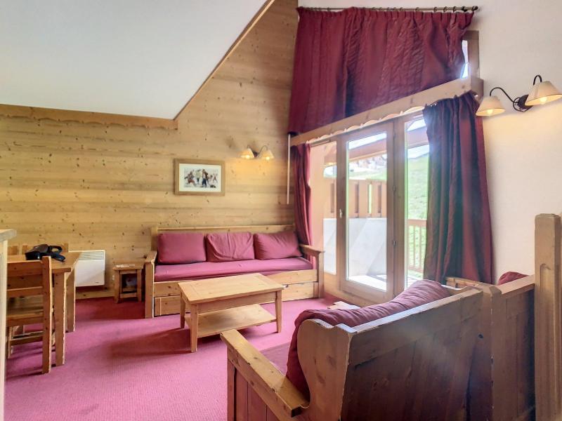 Ski verhuur Appartement 4 kamers 8 personen (A407) - Les Hauts de Comborcières - La Toussuire - Woonkamer