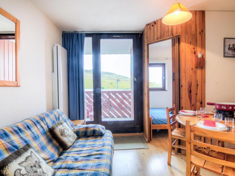 Ski verhuur Appartement 2 kamers 4 personen (20) - Les Mousquetons - La Toussuire - Woonkamer