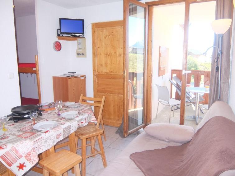 Rent in ski resort 2 room apartment 4 people (1) - Plein Soleil - La Toussuire - Living room