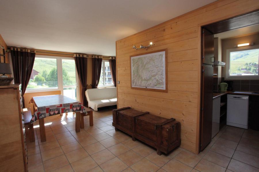 Skiverleih Studio Schlafnische 6 Personen (A4/131) - Résidence Corbier - La Toussuire - Wohnzimmer