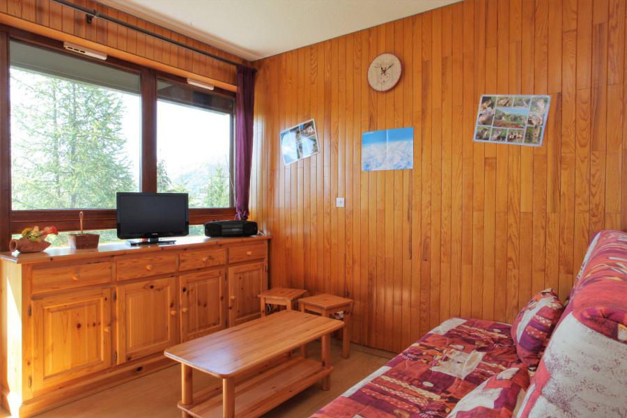 Ski verhuur Studio bergnis 6 personen (CLV841) - Résidence Côte Louve - La Toussuire - Woonkamer