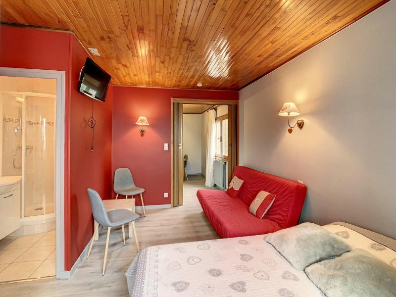 Ski verhuur Appartement 3 kamers 5 personen (27) - Résidence Gentiana - La Toussuire - Woonkamer