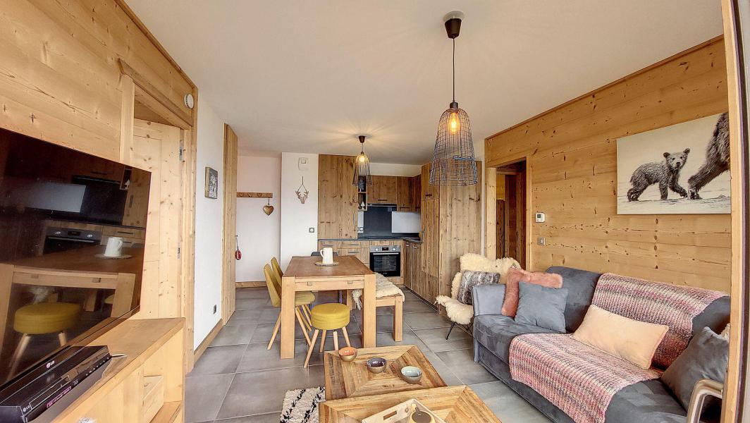 Rent in ski resort 3 room apartment sleeping corner 6 people (102E) - Résidence l'Odyssée - La Toussuire - Apartment