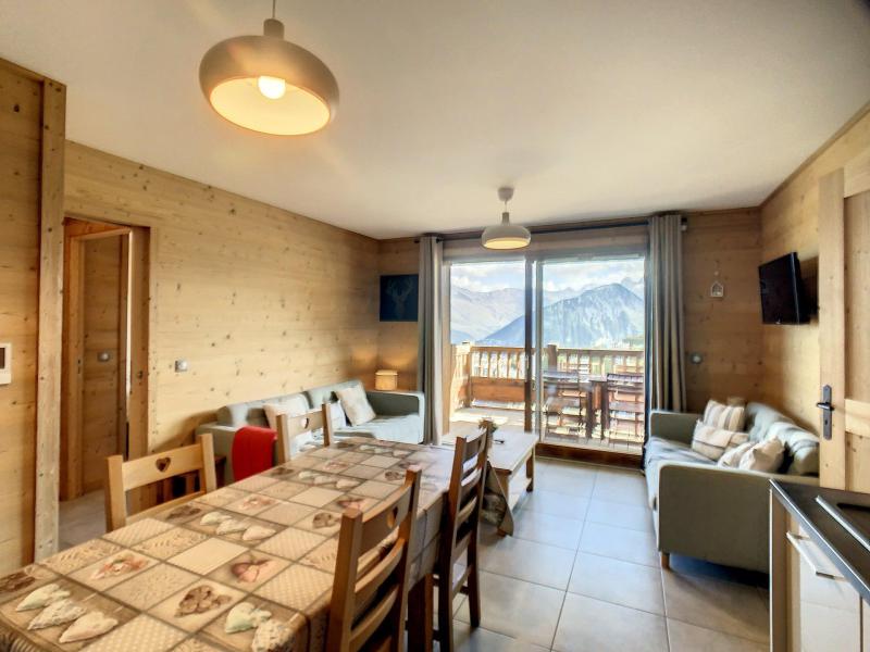 Skiverleih 3-Zimmer-Berghütte für 6 Personen (102D) - Résidence l'Odyssée - La Toussuire - Wohnzimmer