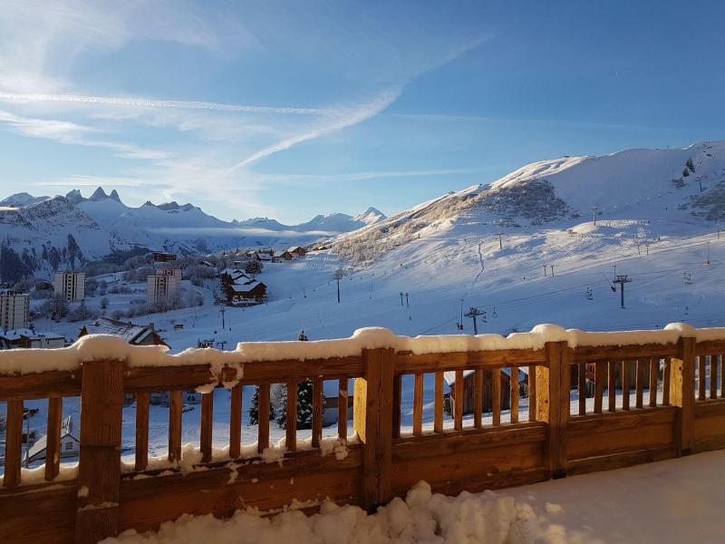 Skiverleih 3-Zimmer-Berghütte für 6 Personen (RJ01D) - Résidence l'Odyssée - La Toussuire - Terrasse