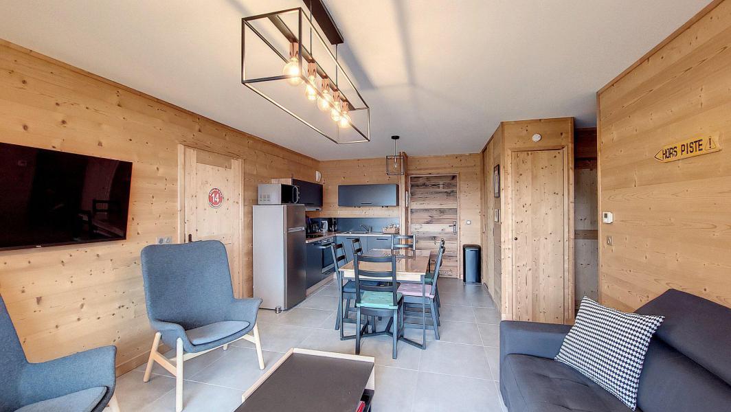 Skiverleih 4-Zimmer-Berghütte für 6 Personen (102C) - Résidence l'Odyssée - La Toussuire - Wohnzimmer