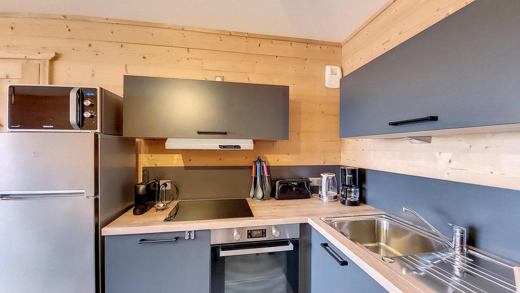 Ski verhuur Appartement 4 kamers bergnis 6 personen (102C) - Résidence l'Odyssée - La Toussuire - Keukenblok