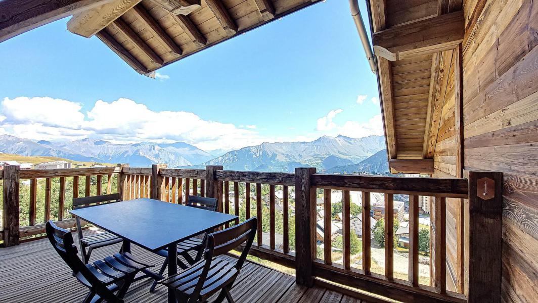 Location au ski Appartement 4 pièces 9 personnes (201E) - Résidence l'Odyssée - La Toussuire - Terrasse