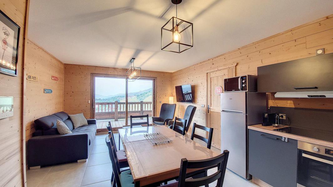 Location au ski Appartement 4 pièces coin montagne 6 personnes (102C) - Résidence l'Odyssée - La Toussuire - Séjour