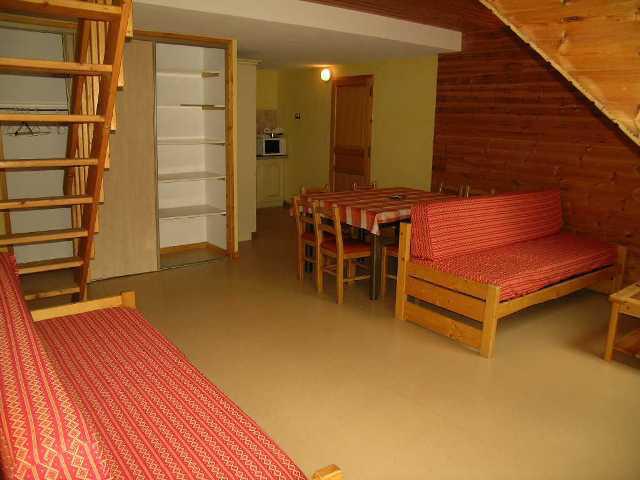 Skiverleih 3-Zimmer-Appartment für 8 Personen (420) - Résidence l'Orée des Pistes - La Toussuire - Wohnzimmer