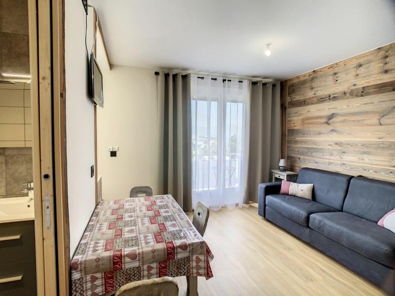 Ski verhuur Studio bergnis 4 personen (136) - Résidence l'Ouillon - La Toussuire - Woonkamer