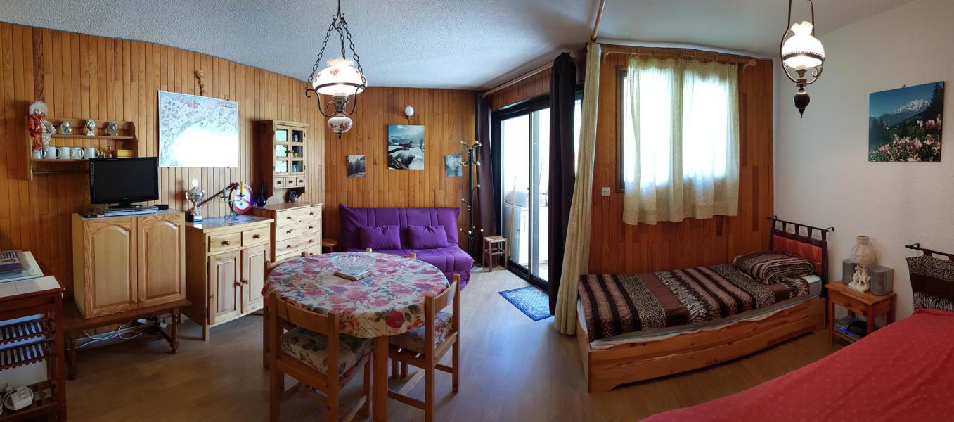 Ski verhuur Studio bergnis 4 personen (1108) - Résidence la Lauze - La Toussuire - Woonkamer