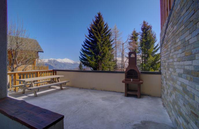 Rent in ski resort 3 room apartment 5 people (1) - Résidence la Lauzière - La Toussuire - Balcony