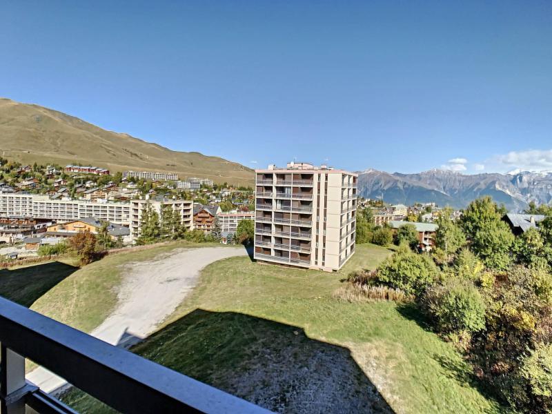 Skiverleih 2-Zimmer-Appartment für 5 Personen (171) - Résidence le Goléon - La Toussuire - Terrasse