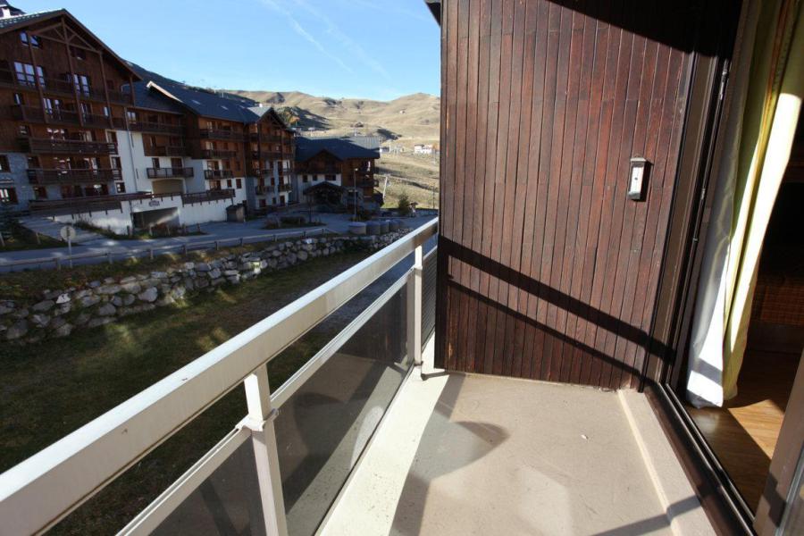 Ski verhuur Studio bergnis 4 personen (138) - Résidence le Goléon - La Toussuire - Balkon