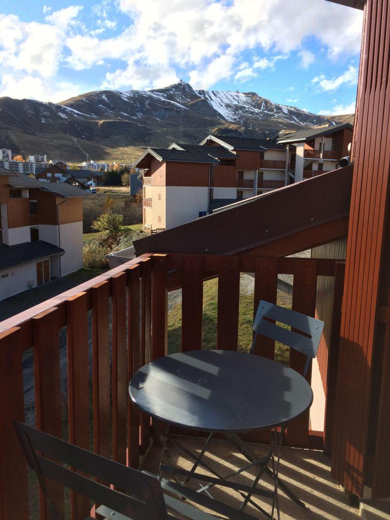 Rent in ski resort Studio mezzanine 4 people (B62) - Résidence Plein Soleil - La Toussuire - Terrace