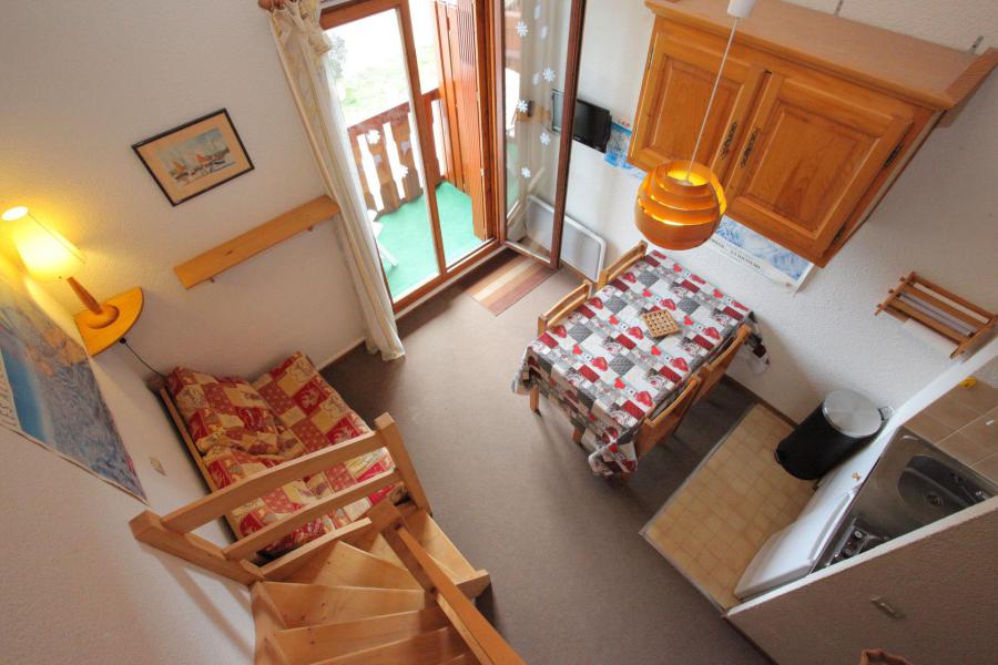 Ski verhuur Studio mezzanine 4 personen (B63) - Résidence Plein Soleil - La Toussuire - Woonkamer