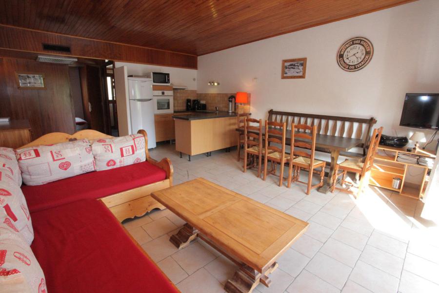 Ski verhuur Appartement 3 kamers 8 personen (B44) - Résidence Toussuire - La Toussuire - Woonkamer