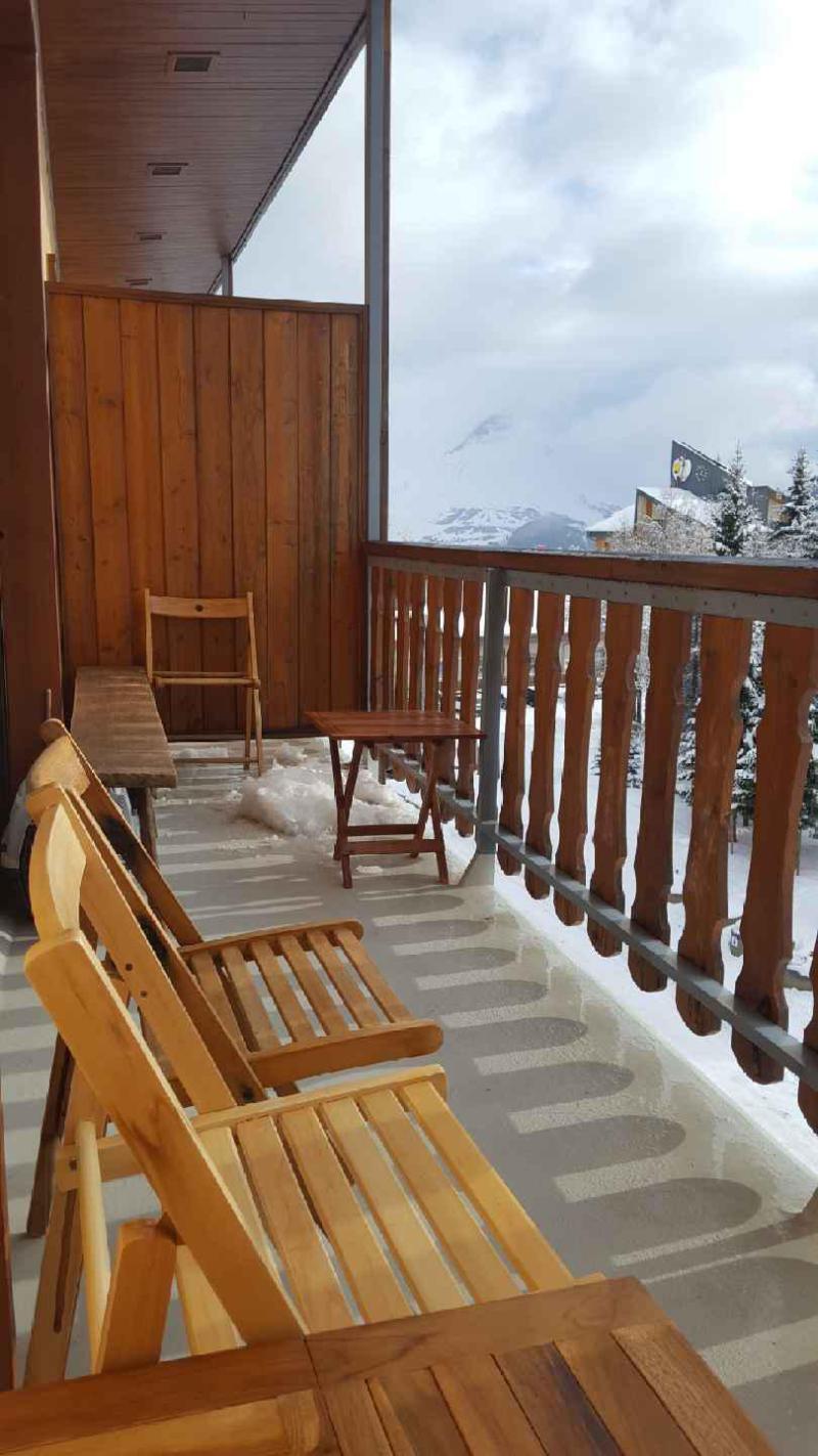 Ski verhuur Appartement 4 kamers 6 personen (107) - Résidence Toussuire - La Toussuire - Balkon