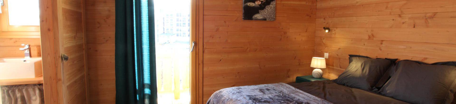 Rent in ski resort 6 room duplex chalet 14 people - Chalet le Cocoon - La Toussuire - Cabin