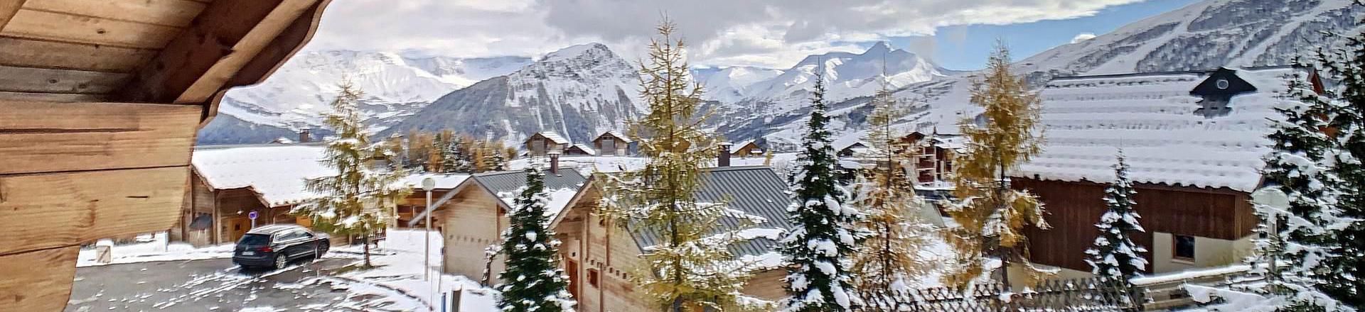 Rent in ski resort 4 room duplex chalet 9 people (MASCARET) - Résidence Goélia les Chalets de la Toussuire - La Toussuire