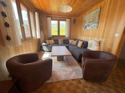 Ski verhuur Chalet duplex 4 kamers 9 personen - Chalet la Lézardière - La Toussuire - Woonkamer