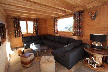 Аренда на лыжном курорте Шале дуплекс 6 комнат 14 чел. - Chalet le Cocoon - La Toussuire - Салон