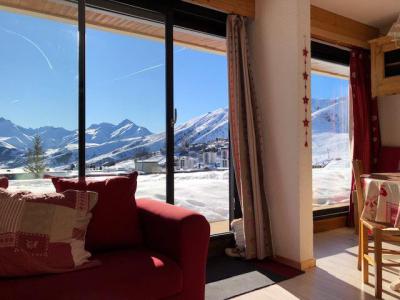Ski verhuur Studio cabine 4 personen (633) - La Résidence Champ-Bozon - La Toussuire - Woonkamer