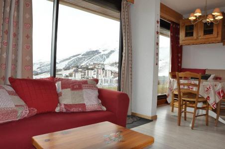 Ski verhuur Studio cabine 4 personen (633) - La Résidence Champ-Bozon - La Toussuire - Woonkamer