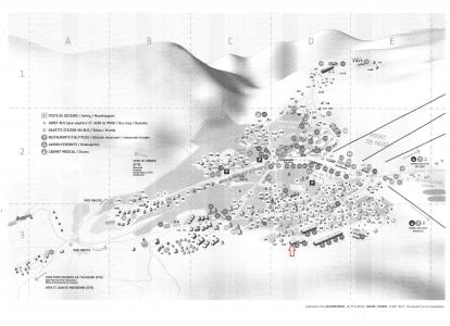 Soggiorno sugli sci La Résidence la Lauze - La Toussuire - Mappa