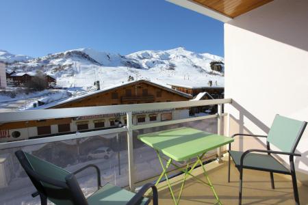 Alquiler al esquí Apartamento cabina para 5 personas (552) - La Résidence les Ravières - La Toussuire - Balcón