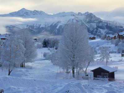 Soggiorno sugli sci La Résidence les Ravières - La Toussuire - Esteriore inverno