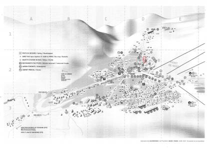 Soggiorno sugli sci Résidence Bellard - La Toussuire - Mappa