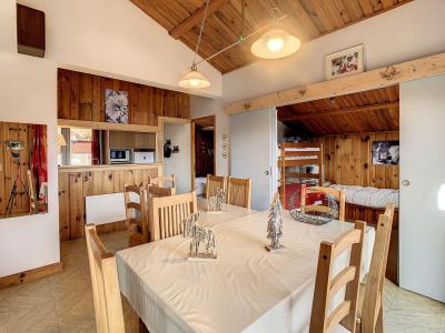 Ski verhuur Appartement 5 kamers 10 personen (EDELWEISS) - Résidence Choucas - La Toussuire - Woonkamer