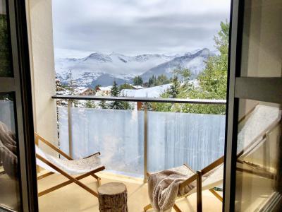 Ski verhuur Appartement 3 kamers 6 personen (A4_127) - Résidence Corbier - La Toussuire - Balkon