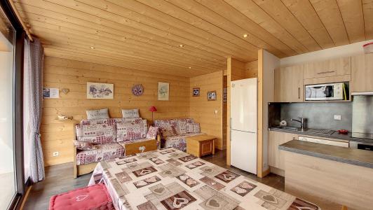 Ski verhuur Appartement 3 kamers 8 personen (B116) - Résidence Étendard - La Toussuire - Woonkamer