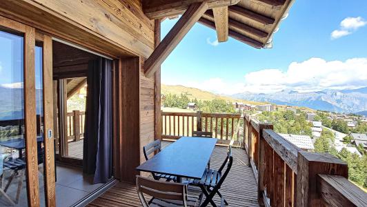 Rent in ski resort 4 room apartment 9 people (201E) - Résidence l'Odyssée - La Toussuire - Terrace