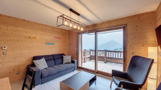 Skiverleih 4-Zimmer-Berghütte für 6 Personen (102C) - Résidence l'Odyssée - La Toussuire - Wohnzimmer