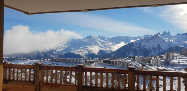 Ski verhuur Appartement 3 kamers bergnis 6 personen (RJ02E) - Résidence l'Odyssée - La Toussuire - Balkon