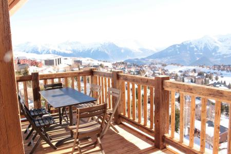 Ski verhuur Appartement 4 kamers 9 personen (201E) - Résidence l'Odyssée - La Toussuire - Balkon