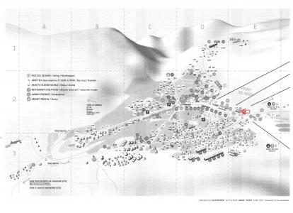 Soggiorno sugli sci Résidence l'Orée des Pistes - La Toussuire - Mappa