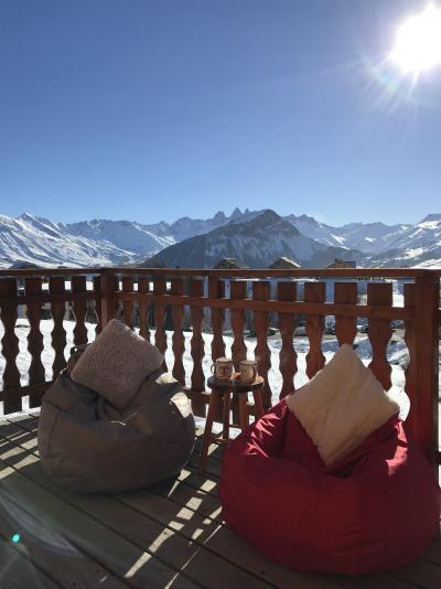 Soggiorno sugli sci Chalet su 2 piani 4 stanze per 7 persone (2) - Résidence les Chalets de la Toussuire - La Toussuire - Balcone