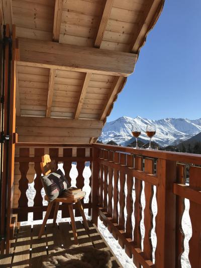 Skiverleih Duplex Wohnung 4 Zimmer 7 Personnen (2) - Résidence les Chalets de la Toussuire - La Toussuire - Balkon