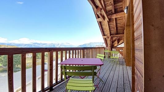 Ski verhuur Appartement 4 kamers 6 personen (503) - Résidence les Pierres Blanches - La Toussuire - Balkon